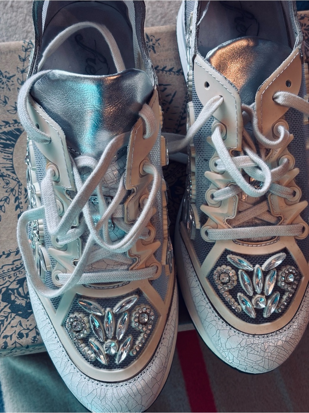 Sneakers crystalized